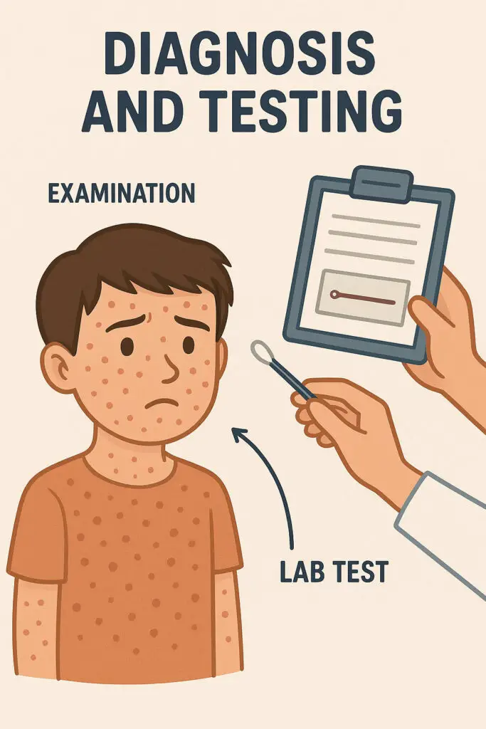Diagnosis and Testing measles