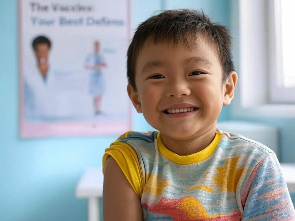 The Vaccine: Your Best Defense for children creat a image